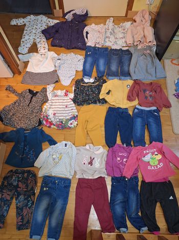 Lot vêtements fille 18 mois
