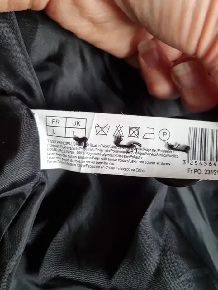 Veste neuve à chevrons taille L - photo numéro 7