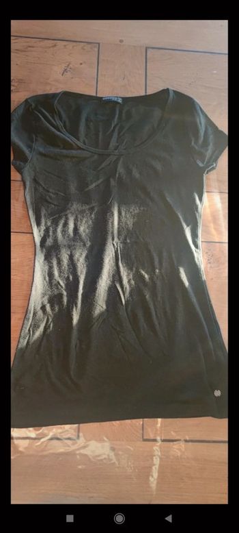 Maillot noir manches courtes S