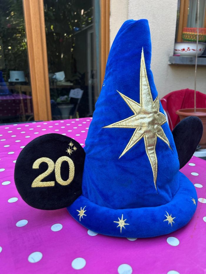 Chapeau magicien oreilles de Mickey Disneyland Paris 20 eme anniversaire - photo numéro 2