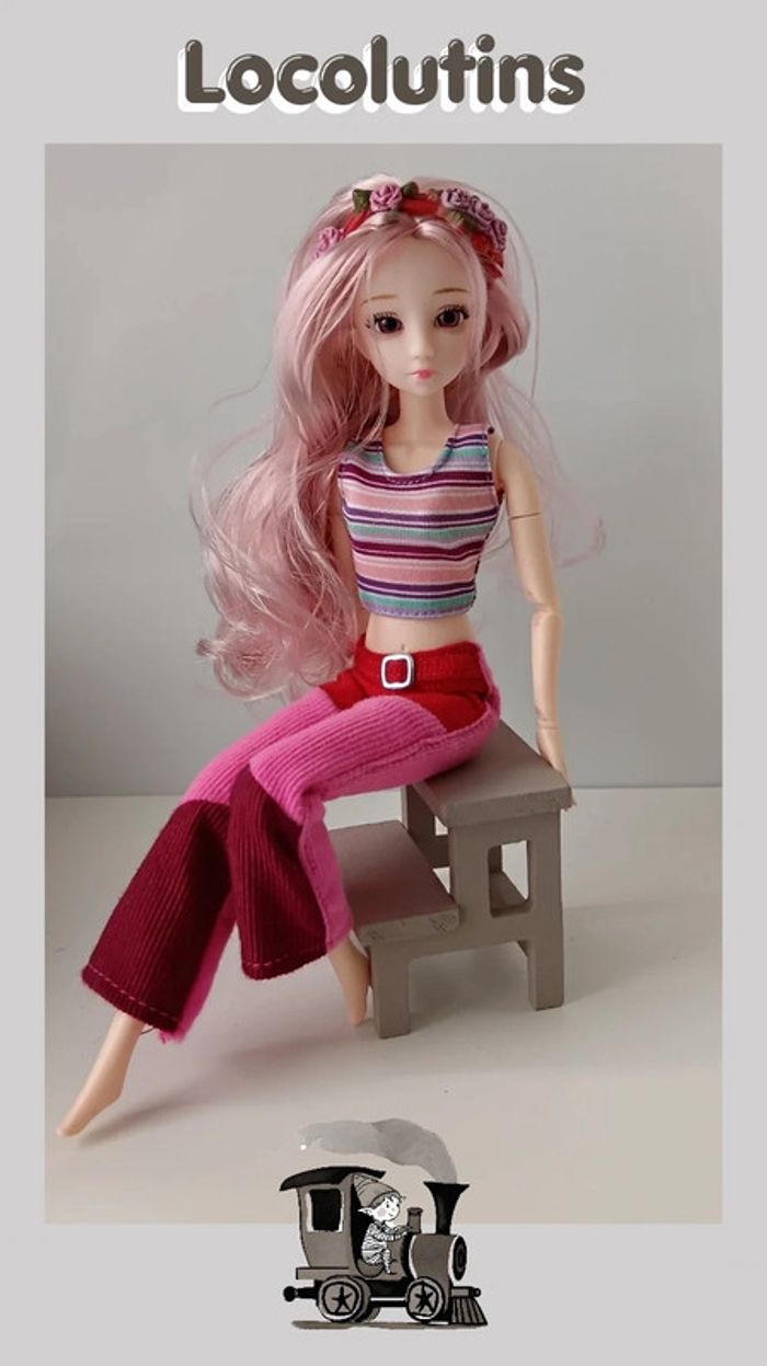 🚂 Poupée 30 cm articulée - photo numéro 2