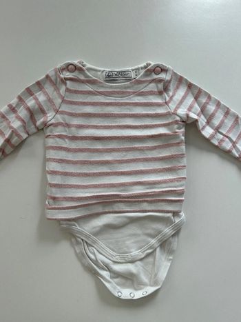 Marinière body Petit Bateau 12 mois