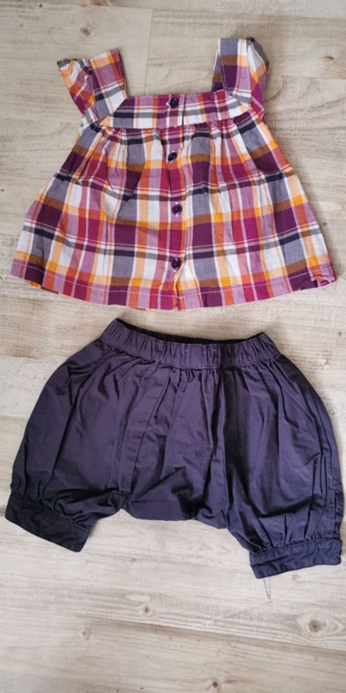 Ensemble été Vertbaudet 3 mois - photo numéro 2