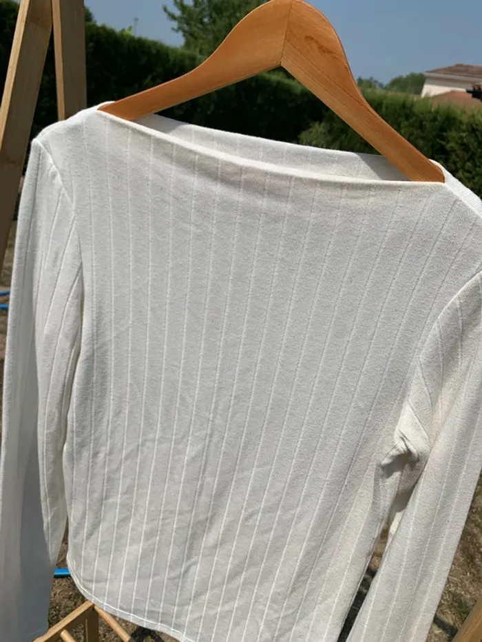 Haut blanc Mango - photo numéro 5