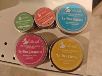Lot de deo et dentifrice solide