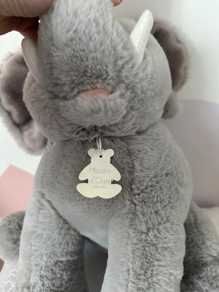 Peluche éléphant 32 cm - photo numéro 4