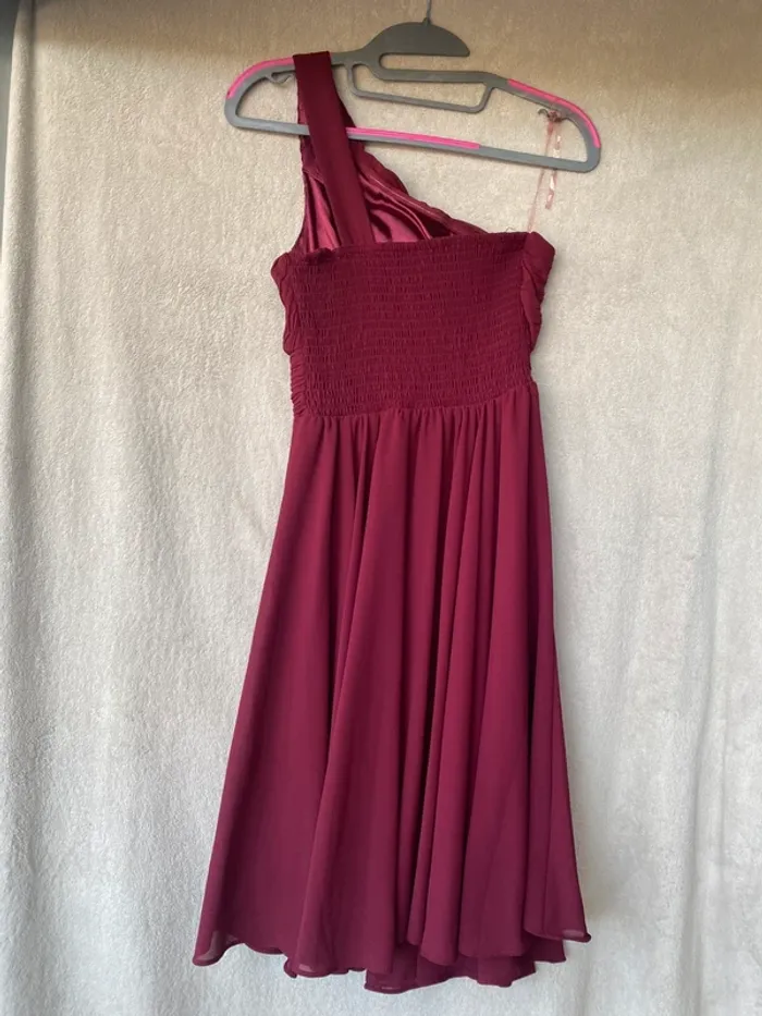 Robe de cérémonie bordeaux - photo numéro 5