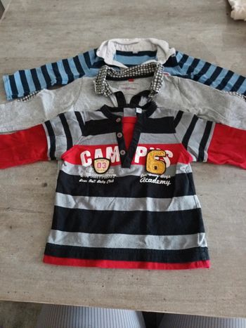 Lot olo manche longue 12mois