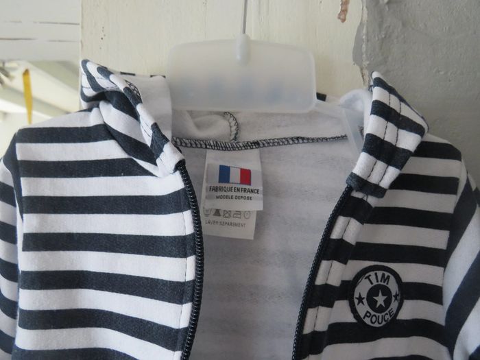 Gilet bébé garçon 12 mois 74 cm Tim Pouce - photo numéro 2