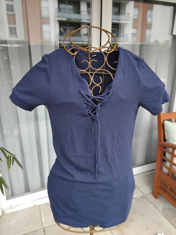 T-shirt avec laçage