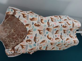 Top sans manches Grain de Malice motif léopard M / 40