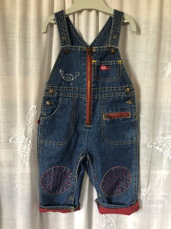 Salopette en jeans doublée 18 mois Orchestra