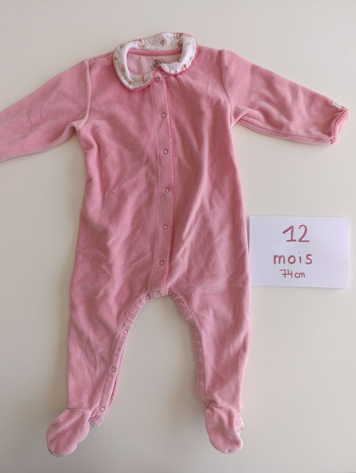 Pyjama velours 12mois