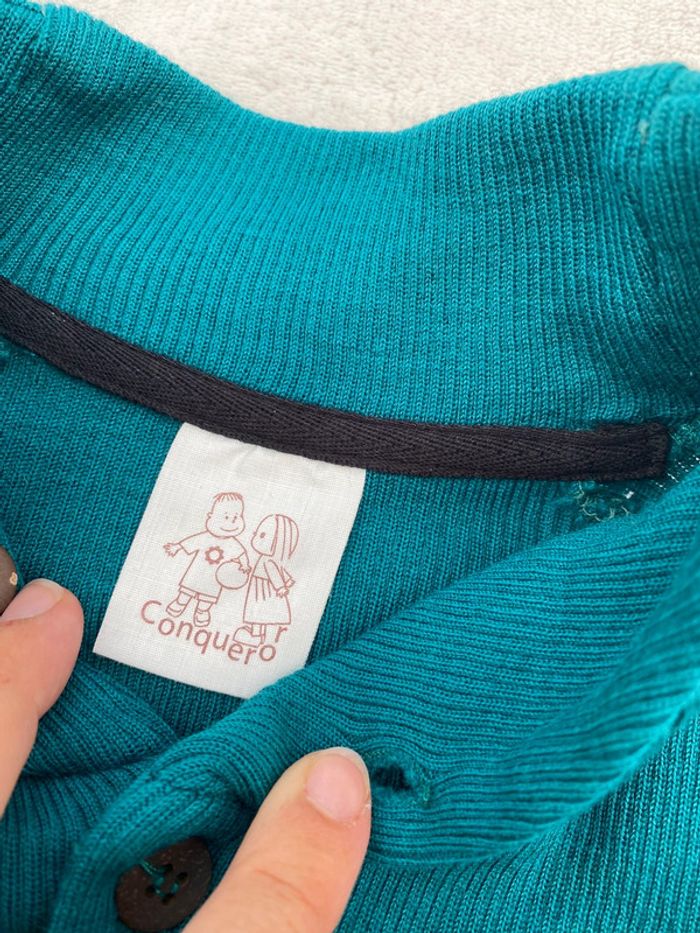 Gilet à col océan manymonths laine conqueror xl - photo numéro 3