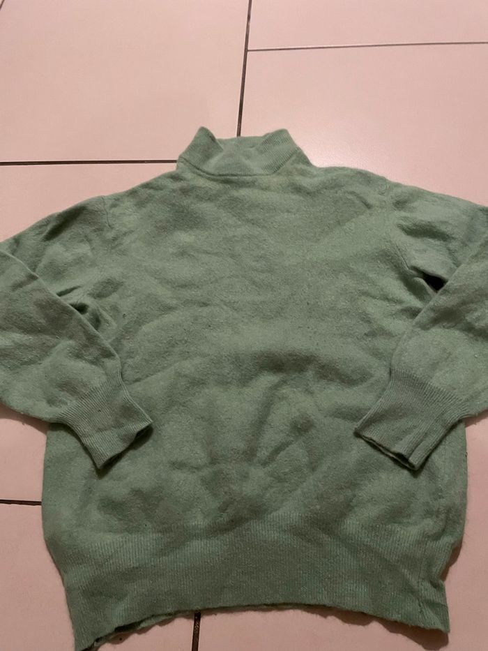 Pull col roulé vintage