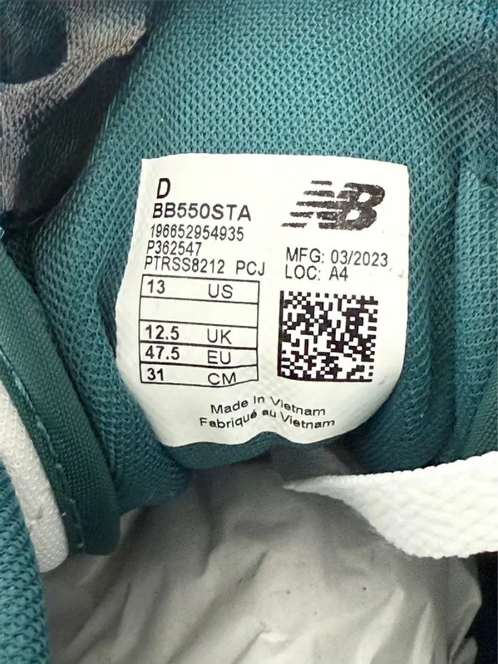 New Balance 550 – Homme – Taille 47,5 – Neuf avec étiquette - photo numéro 14