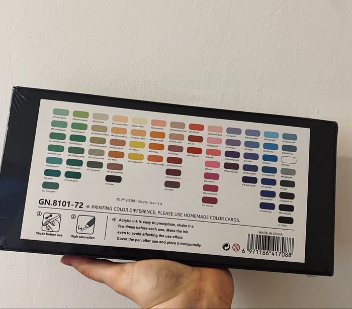 Feutres acrylique GuangNa 72 couleurs - photo numéro 4