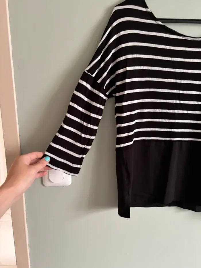 Blouse manches 3/4 taille s - photo numéro 2