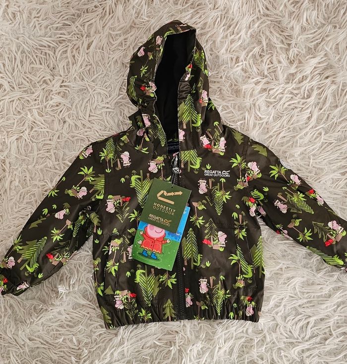 Magnifique veste de pluie Peppa pig regatta waterproof