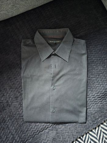 Chemise chevignon noire, grise foncé