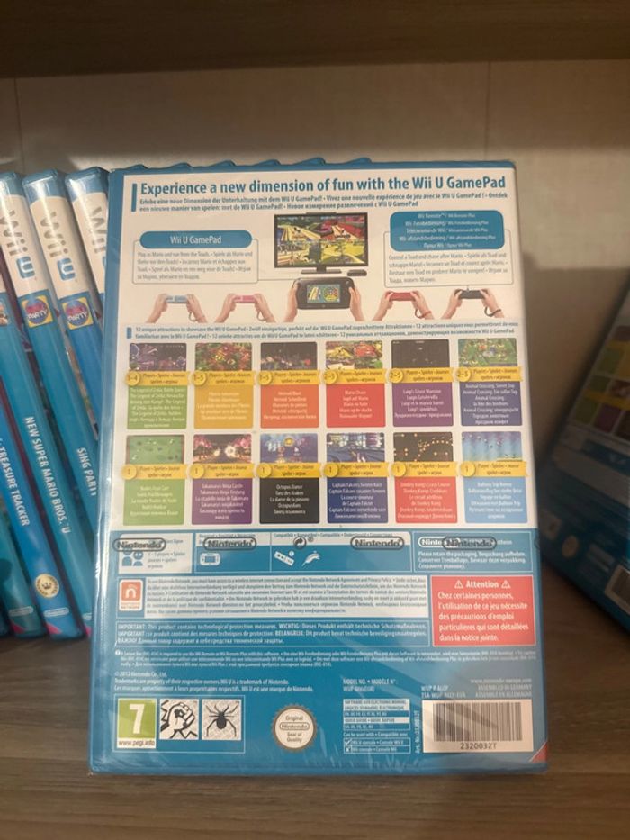 Nintendo land jeu Wii u neuf sous blister - photo numéro 2