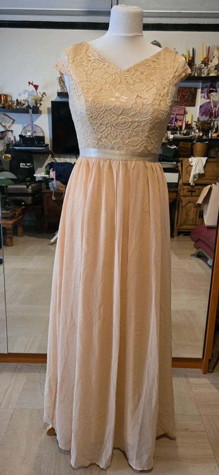 Robe longue,sans manches, Style rétro pin-up vintage, mariage, événements,soirées, Taille S