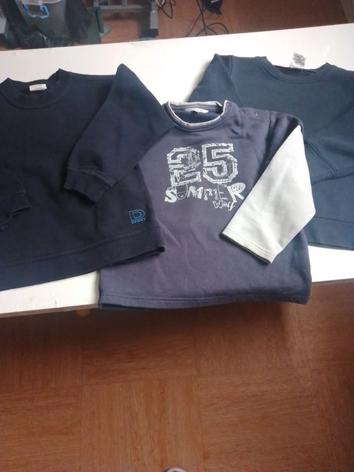 Lot de 3 sweats