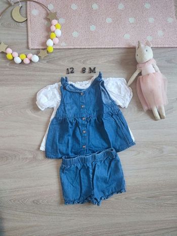 Ensemble d'été Primark pour bébé fille, taille 12/18 mois