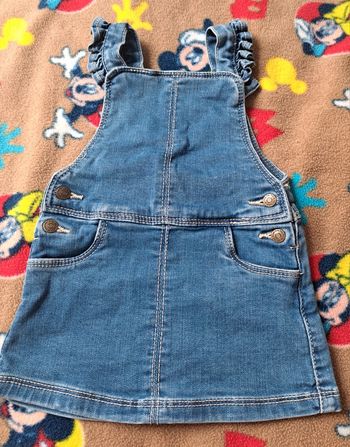 Robe bébé en jean 9mois