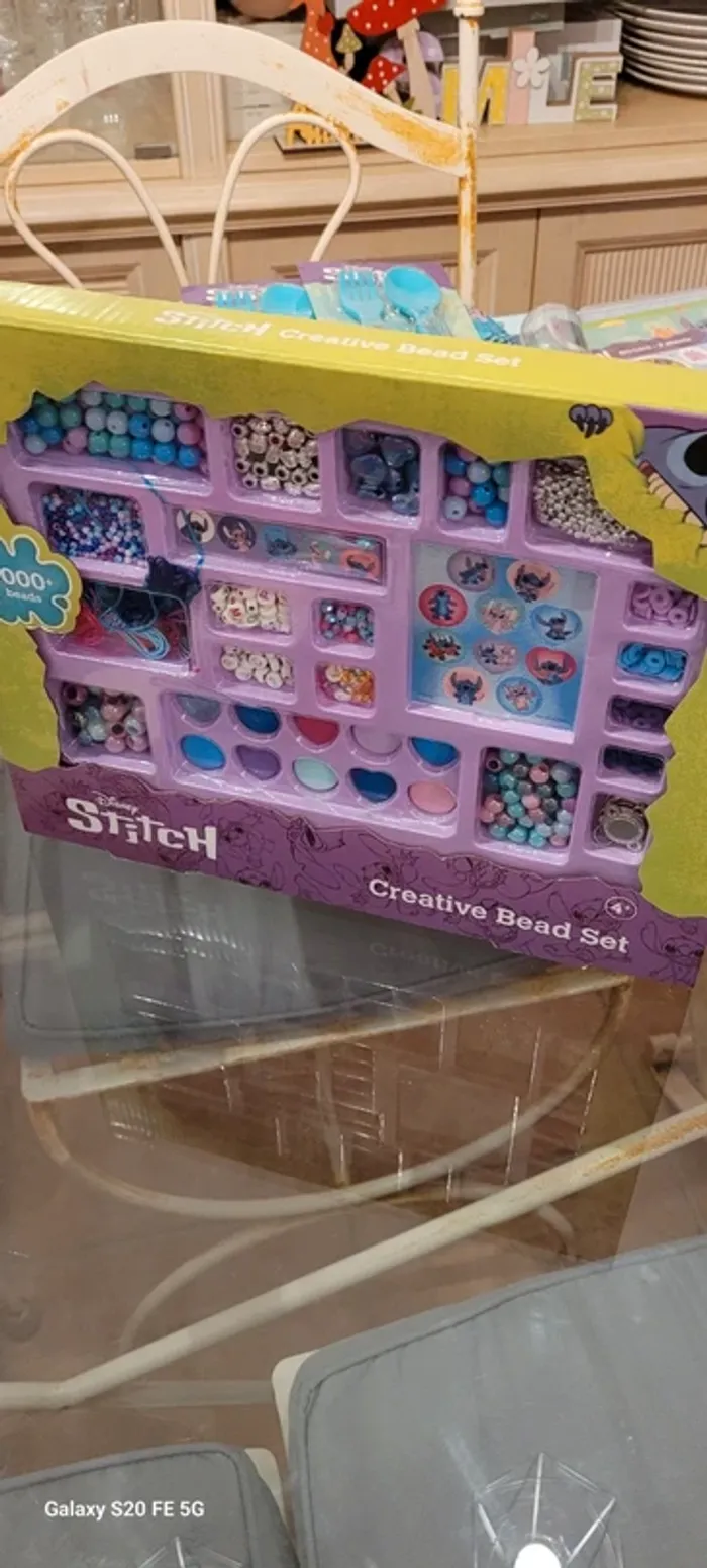 Création bijoux perles Stitch et Angel Disney - photo numéro 12
