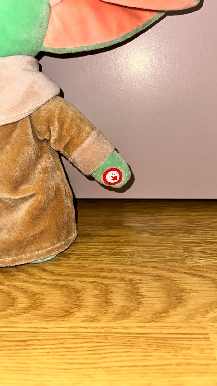 Peluche Baby Yoda Lumineux 32cm - photo numéro 3