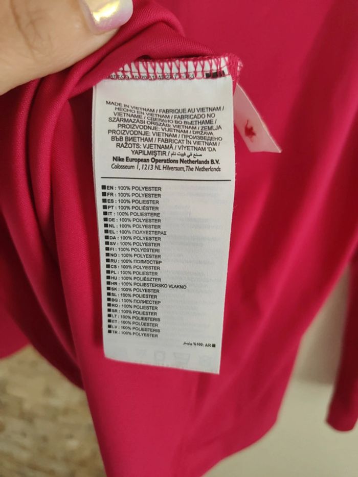 T-shirt Nike golf rose foncé - photo numéro 5