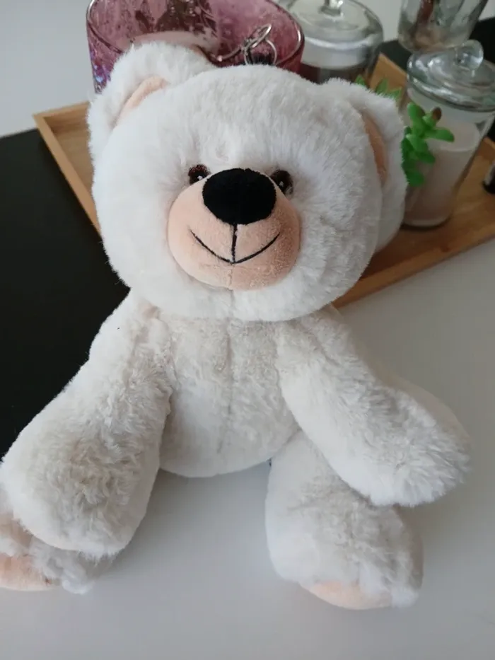 Péluche doudou ourson 🌿🎁 - photo numéro 3