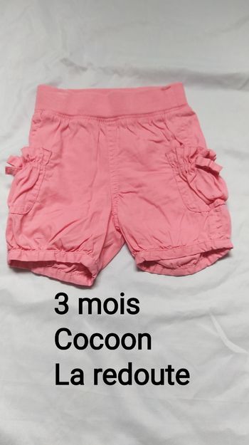 Short 3 mois coccon
