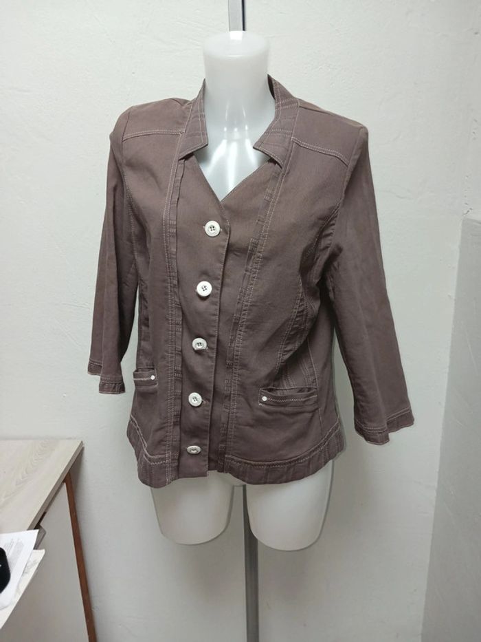 Veste marron T44