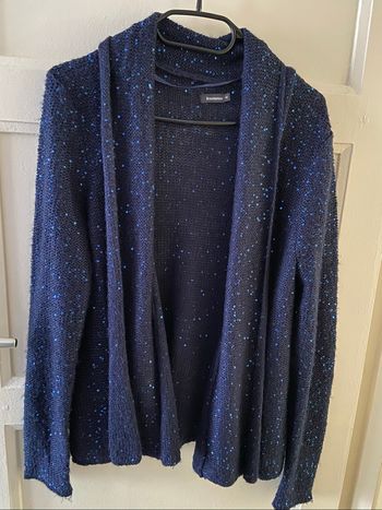 Gilet paillettes bleu IN Extenso t.m