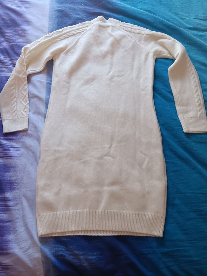 Robe en laine écrue - photo numéro 3