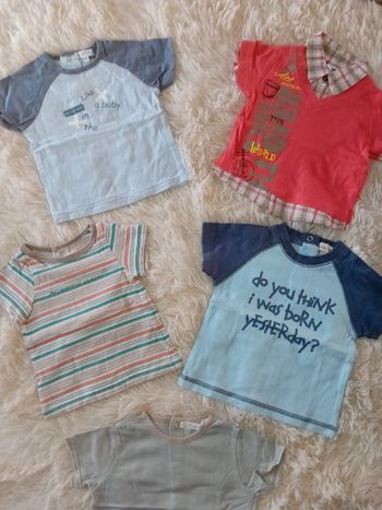 Lot tee-shirts 3 mois 
