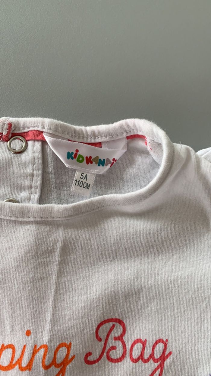 Tee-shirts girl shopping 5 ans Kidkanai - photo numéro 5