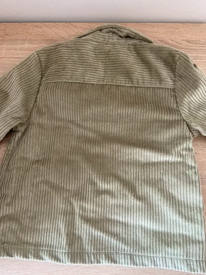 Veste velours kaki 9-12mois - photo numéro 3