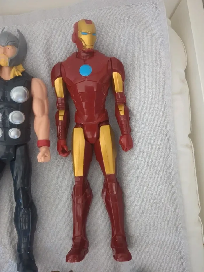 Lot de 7 grandes figurines articulées marvel - photo numéro 4