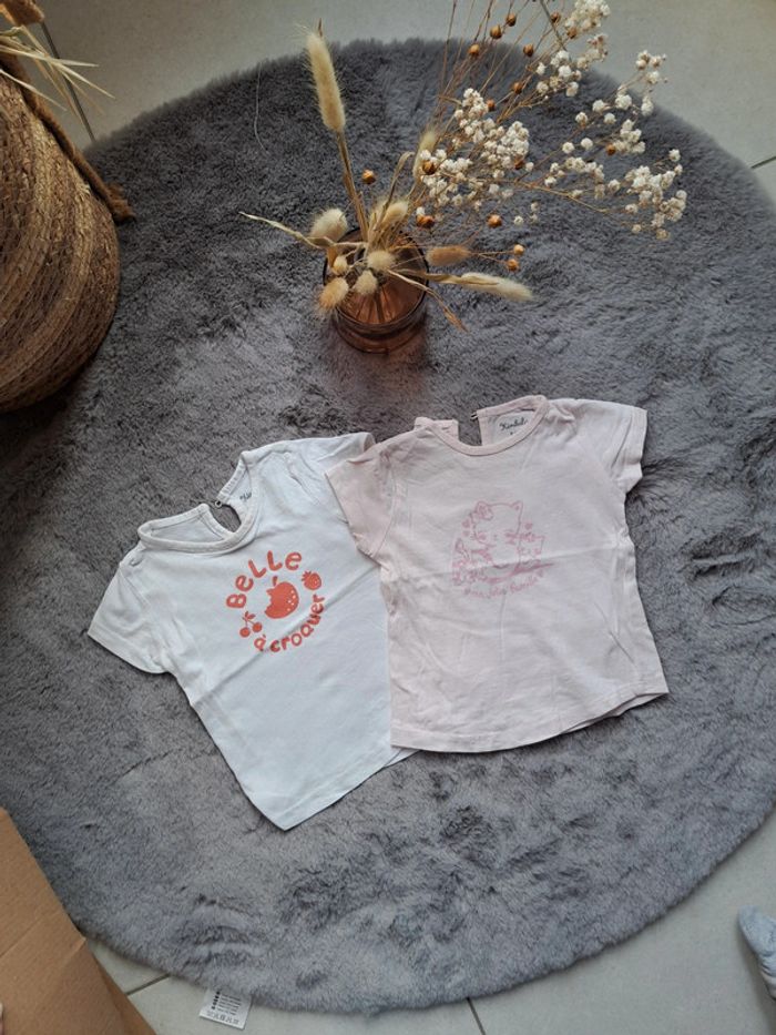 2 tee shirt 9 mois