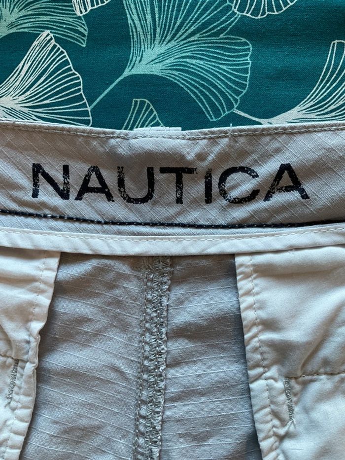 Short cargo gris clair pour homme Nautica taille W34 FR44 438 - photo numéro 7