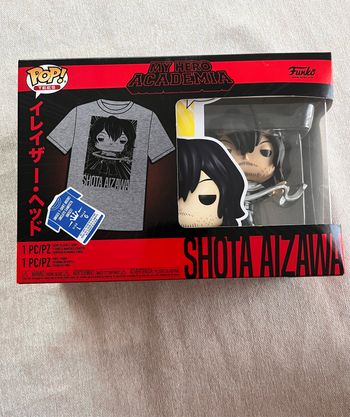 Coffret Funko pop et t-shirt my hero academia