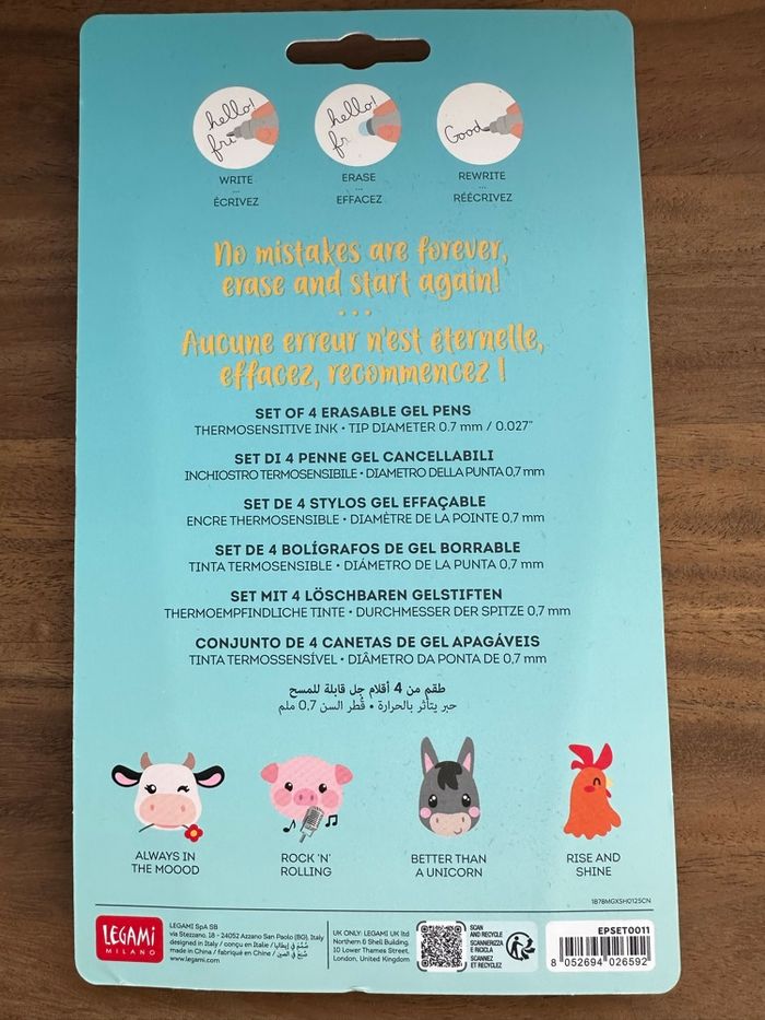 Stylos Legami « Farm sweet farm » - photo numéro 2