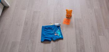 Maillot de bain garçon bleu hippocampe, taille 3 ans  In Extenso, neuf avec étiquette 🏷.