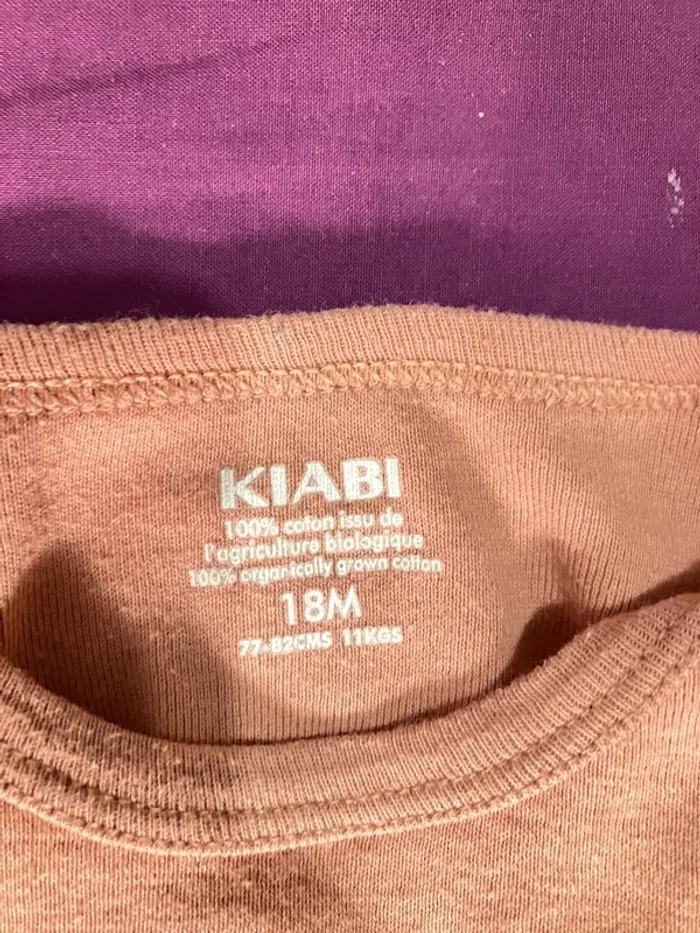 Lot de 3 bodys fille Kiabi en coton biologique - photo numéro 5