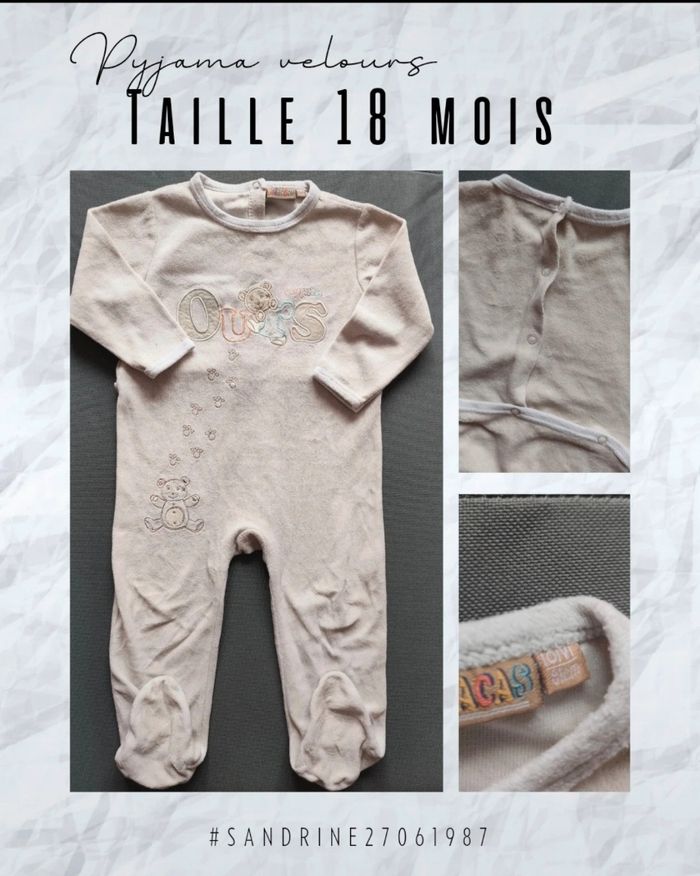 Dors bien beige en velours