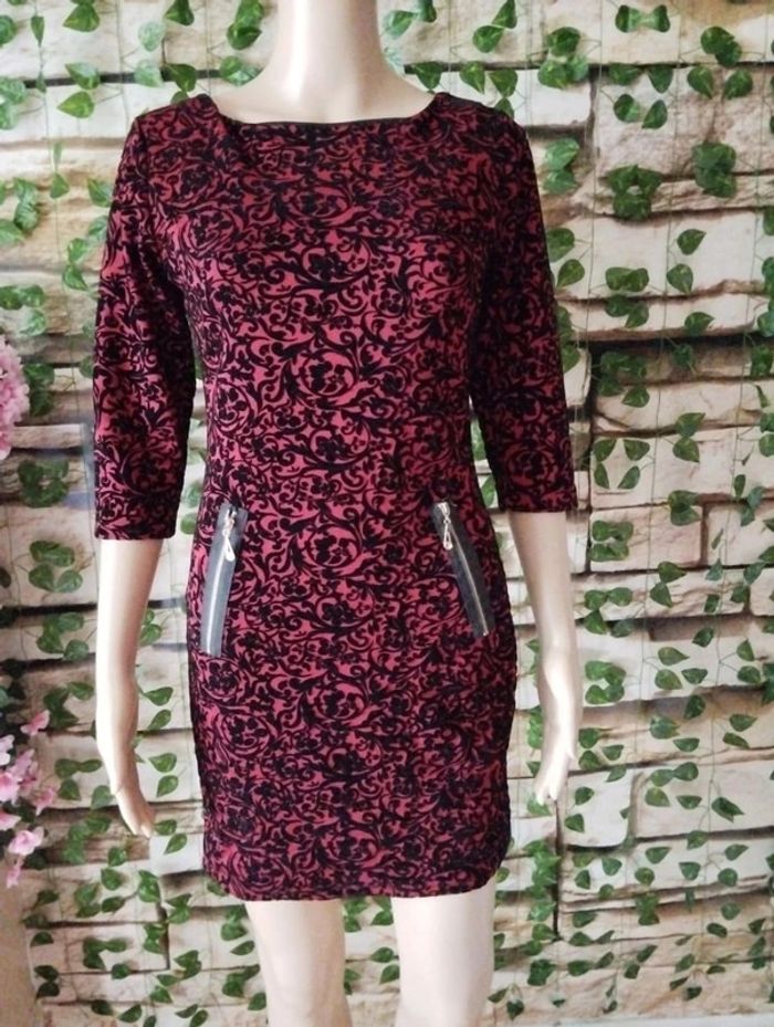 🌸Robe velours côtelé Made In Italy Taille 36🌸