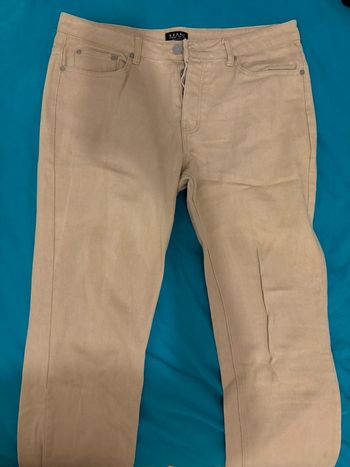 Pantalon beige mango